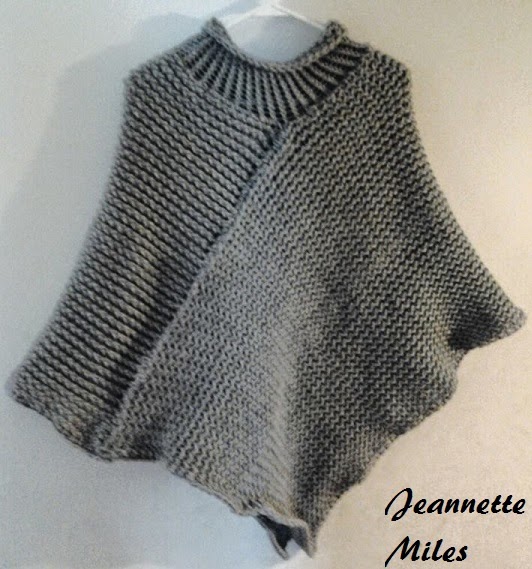 The Knitter: Knifty Knitter Poncho with Collar