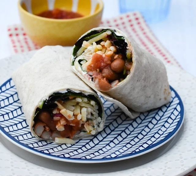 Spicy Bean Lunchtime Wrap