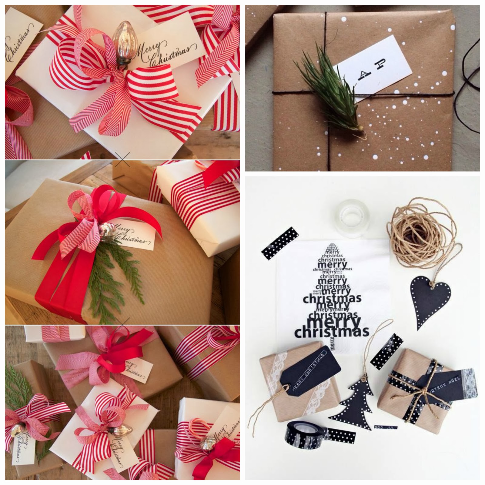 honey and fizz: Christmas Gift Wrapping Ideas.