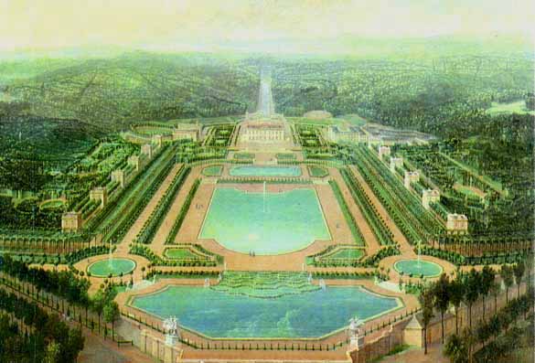 Coloriage Jardin A La Francaise