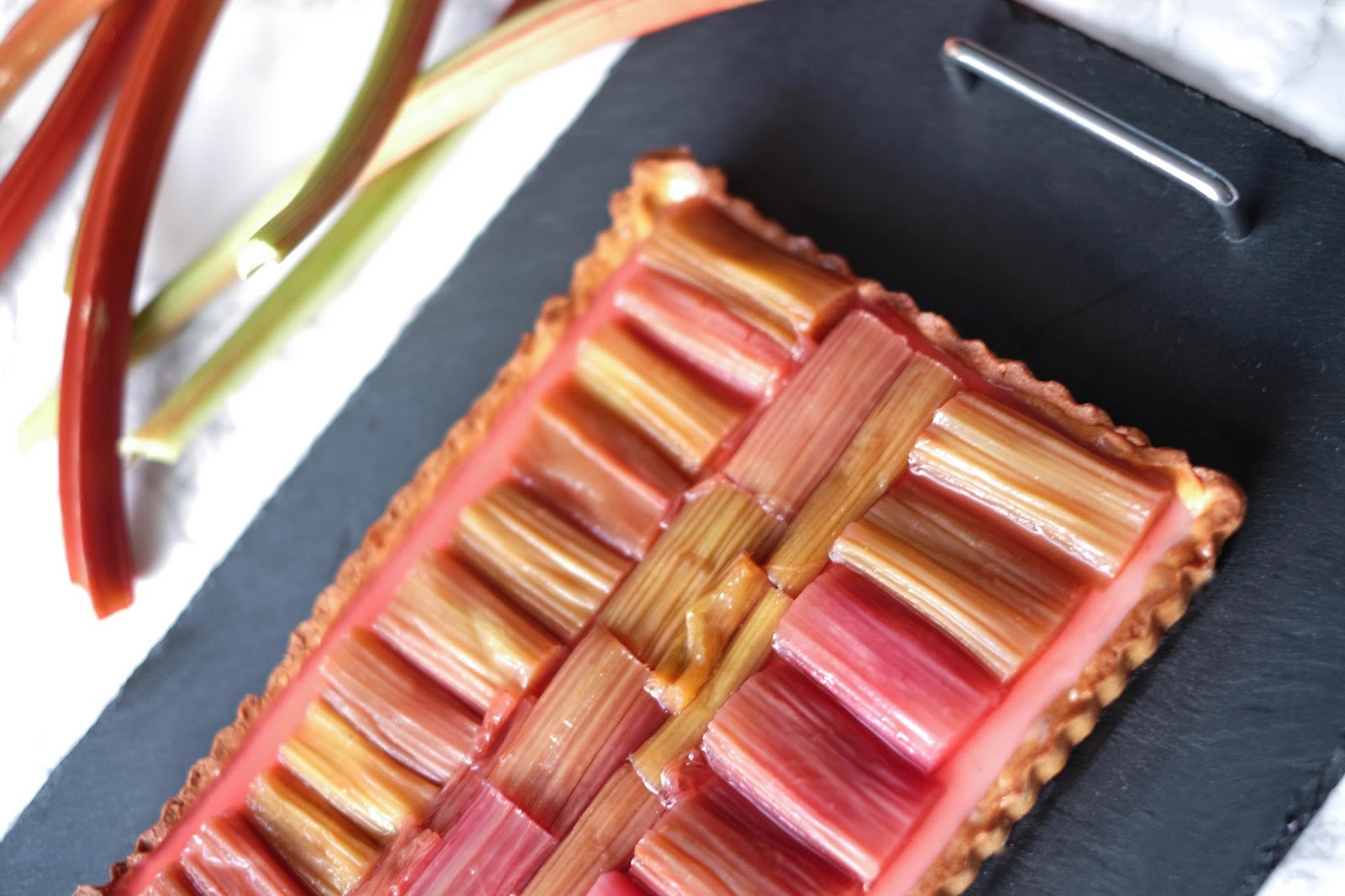 Panna Cotta Tarte mit Rhabarber | Marion&amp;#39;s Kaffeeklatsch