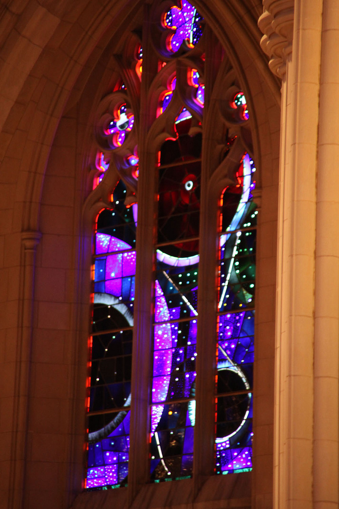 Earth and Space News The Space Window in Washington National Cathedral