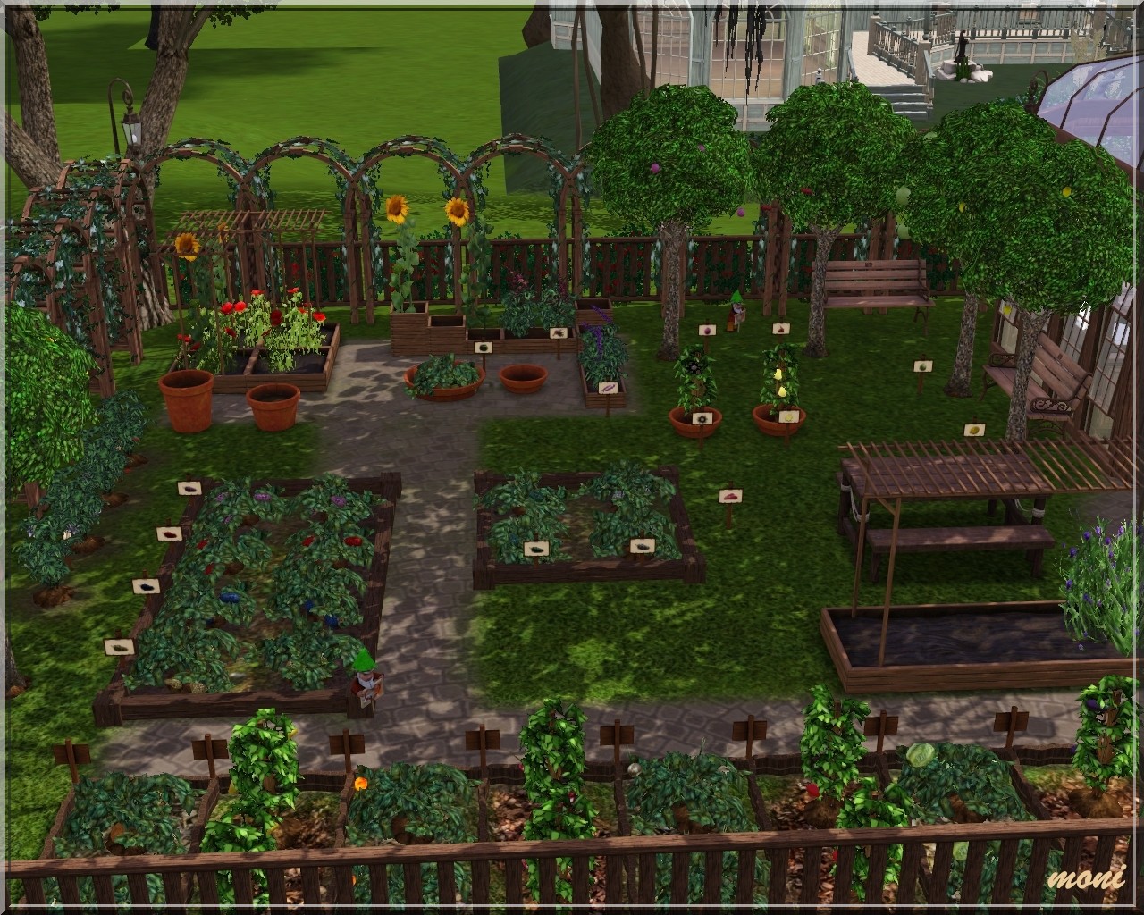 My Sims 3 Blog Small Garden by Moni