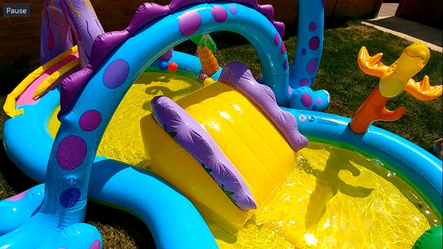 Photo of inflatable kids castle