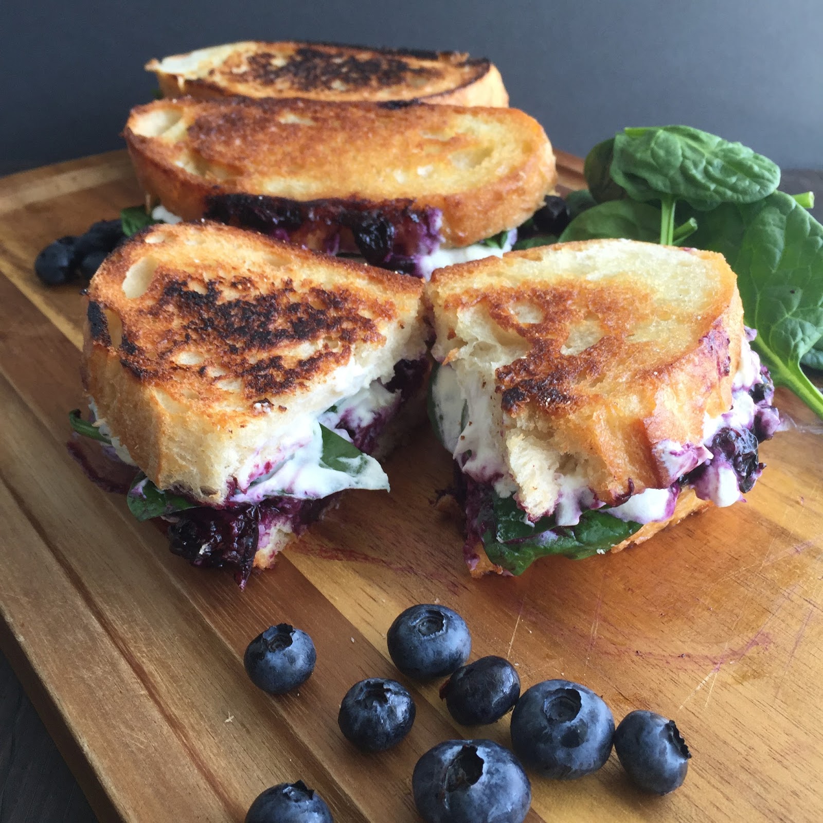 The Boy and the Baker Blueberry Grilled Cheese