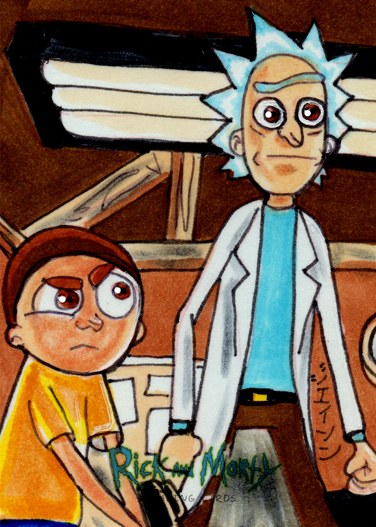 The Art Of Jason Montoya Artist Proof 2 From Rick And Morty