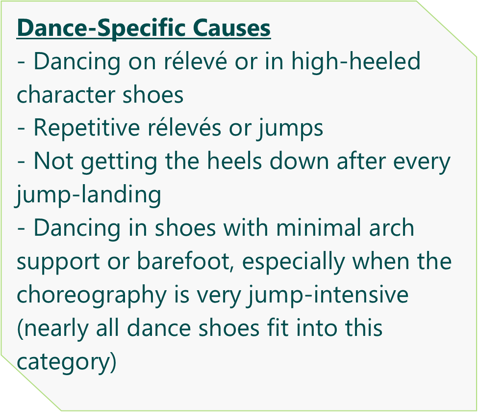 Performing Arts Medicine Pain on the Bottom of Your Foot Plantar Fasciitis