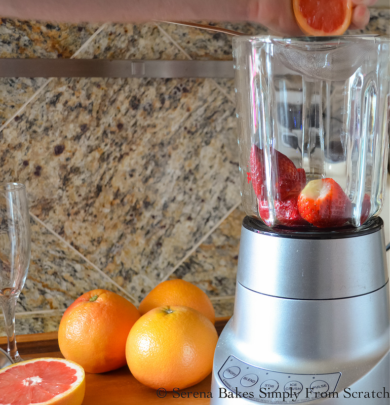 Strawberry Grapefruit Mimosas Serena Bakes Simply From Scratch