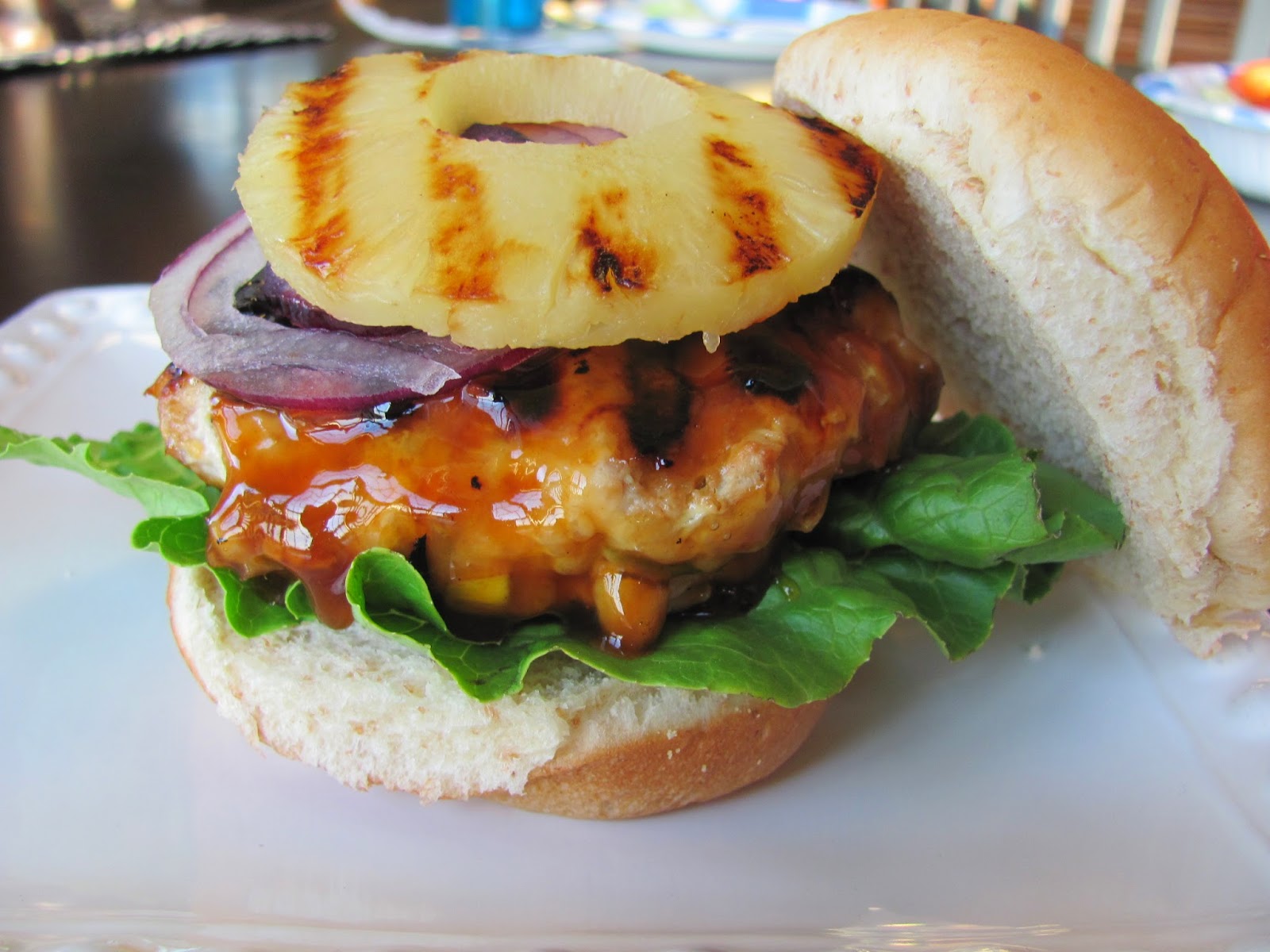 With Blonde Ambition Teriyaki Turkey Burgers