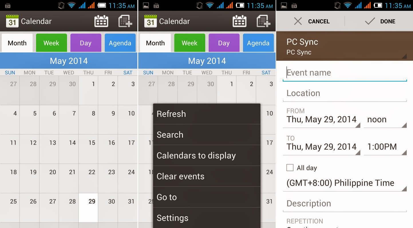 SKK Mobile Glimpse 2 Review: Catch Of Sight Calendar