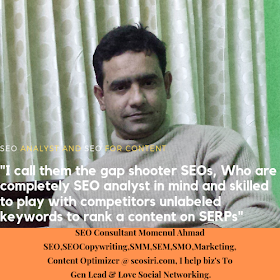 SEO Analyst and SEO Content Quotes by SEO Consultant Momenul Ahmad, Founding Owner of https://www.seosiri.com