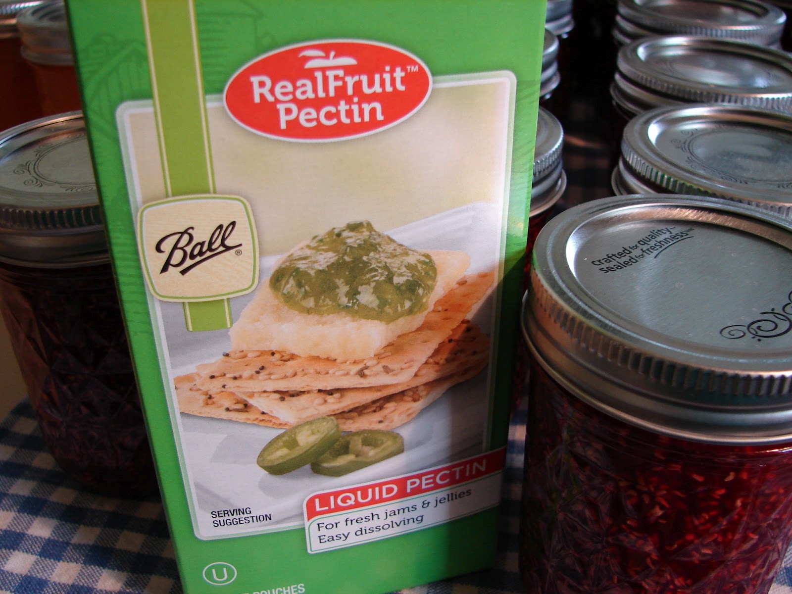 Ball Realfruit Liquid Pectin Freezer Jam Recipe