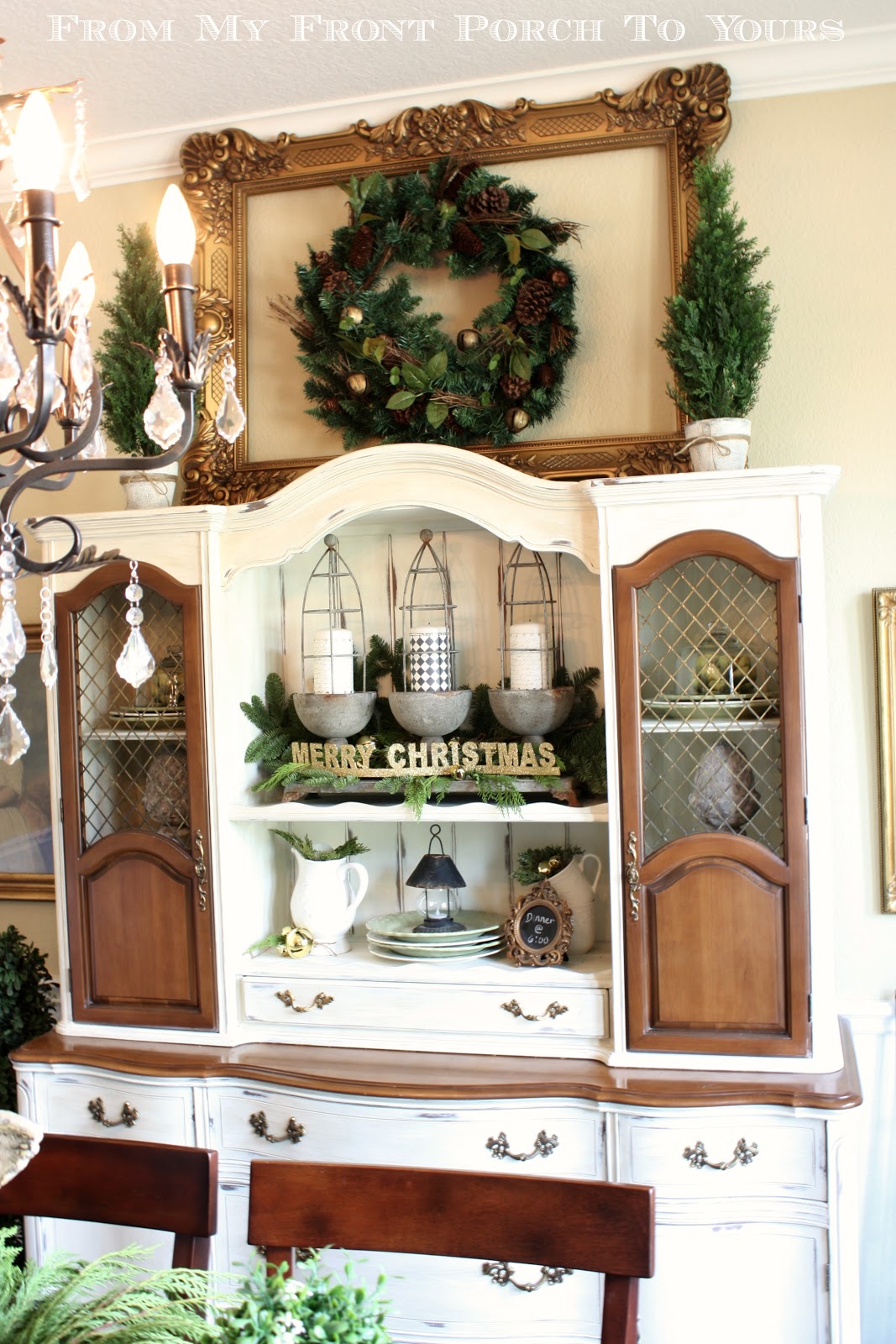 From My Front Porch To Yours: Holiday 2012 Dining Room-Simply Elegant