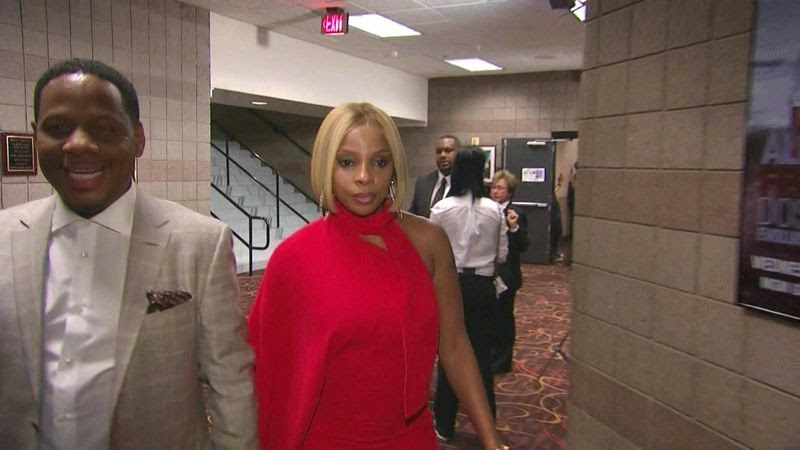 Mary J. Blige at Pacquiao vs Mayweather