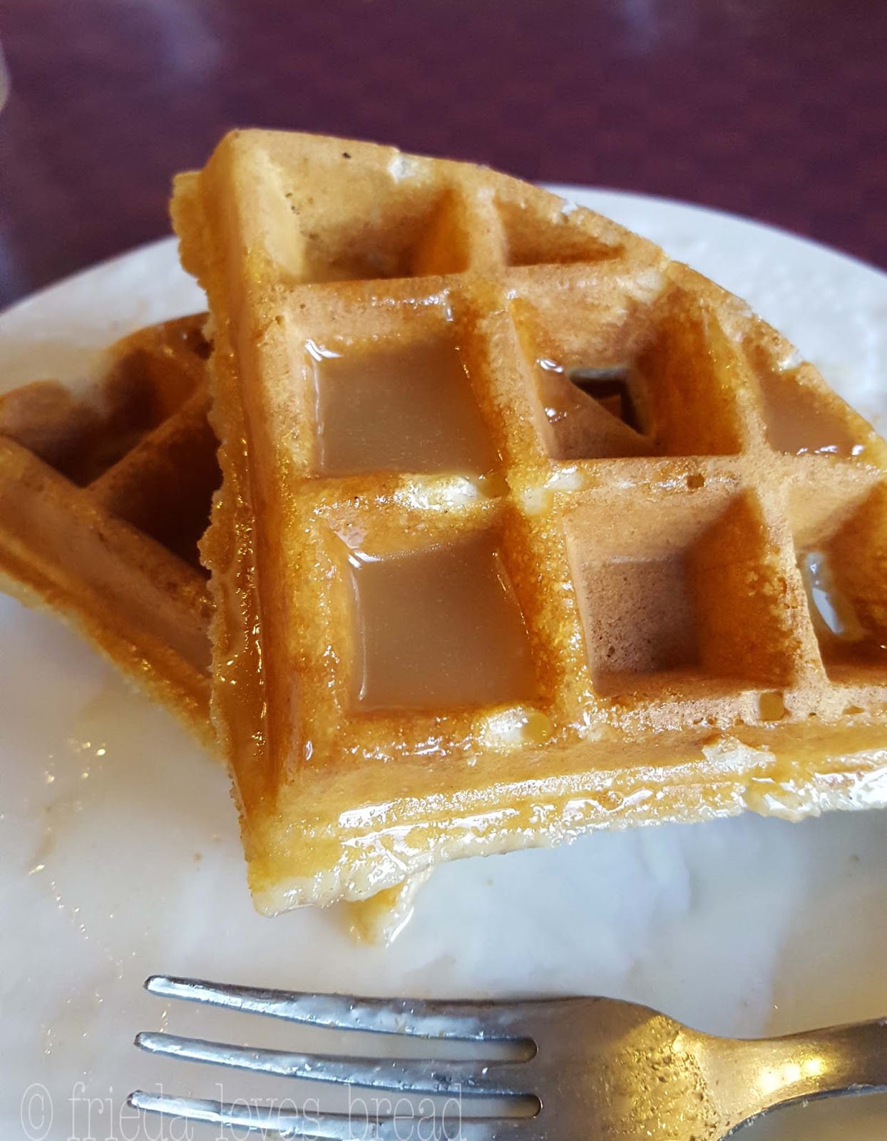 Frieda Loves Bread Gingerbread Waffles & Buttermilk Syrup