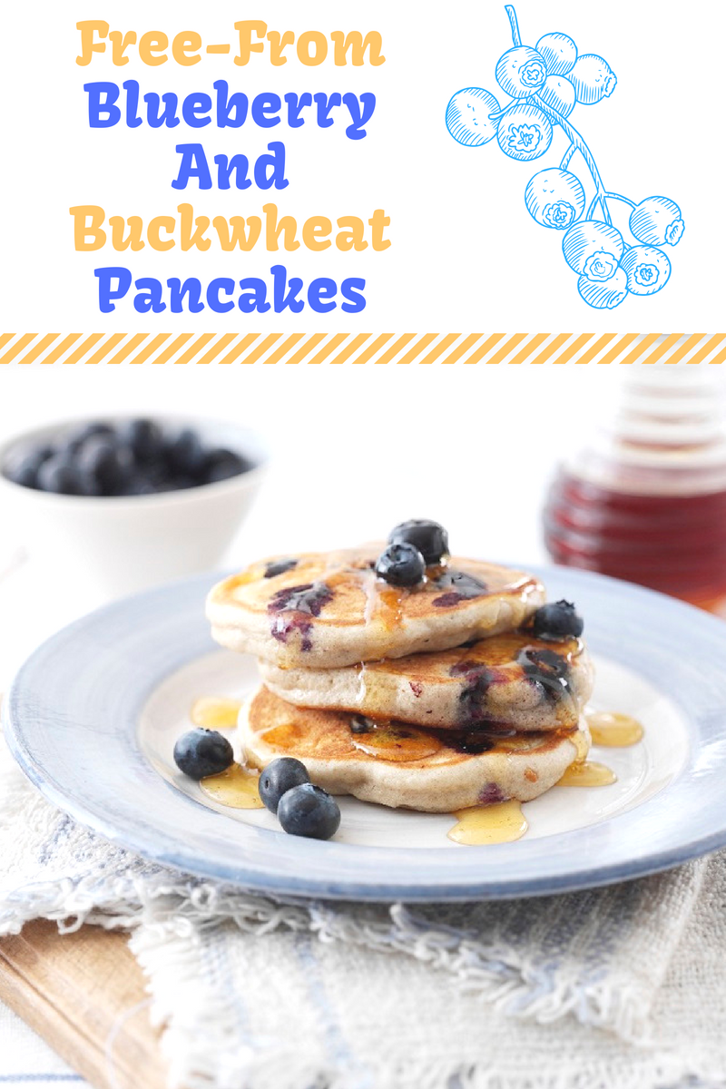 Free-From Blueberry And Buckwheat Pancakes