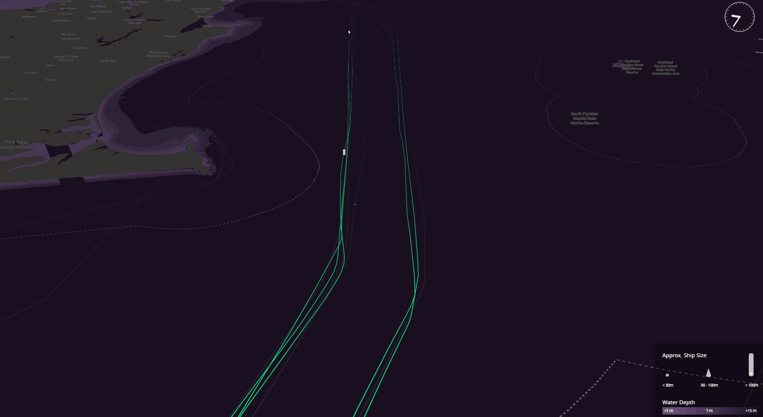 Ships in the San Francisco Bay