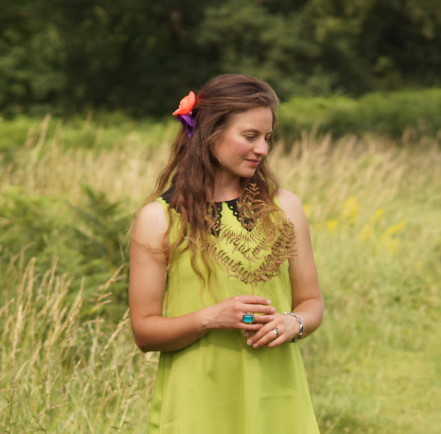 how to wear a lime green dress