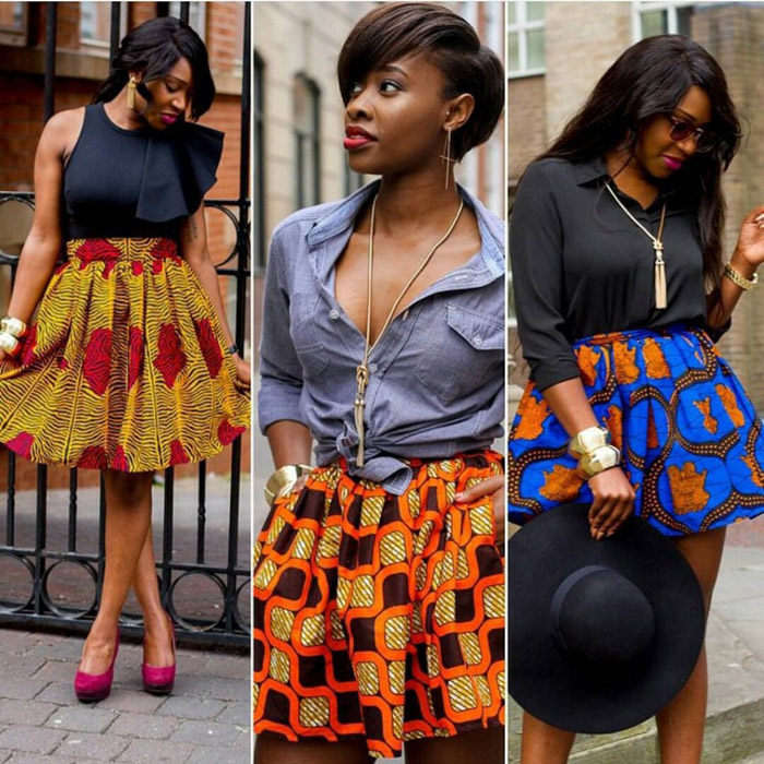 Short-African-Ankara-Pleated-skirts