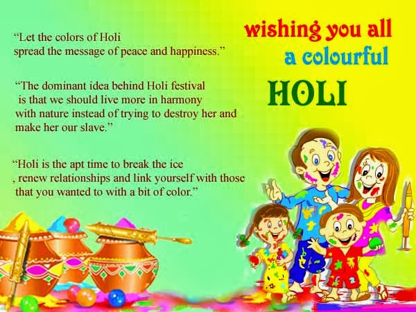 holi wishes quotes in english