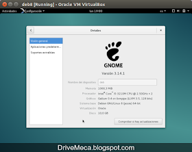 DriveMeca instalando Debian Jessie paso a paso