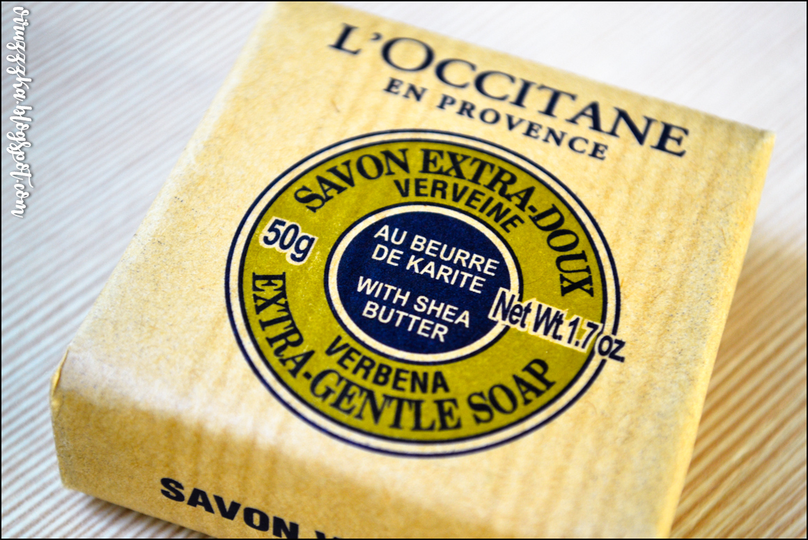 Твердое мыло L'Occitane Shea Butter Extra Gentle Soap Verbena Review Отзыв