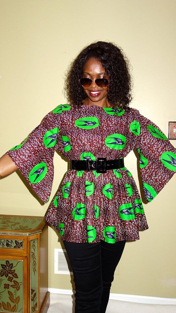 20+ Pictures of the most recent African print tops ...