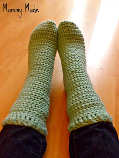 Mammy Made: Crochet Chunky Socks Pattern