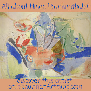 Famous Women Artists: Helen Frankenthaler read more on http://schulmanart.blogspot.com/2014/09/famous-women-artists-helen-frankenthaler.html