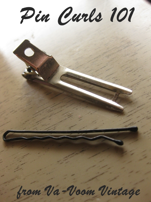 Pin Curls 101 / VaVoom Vintage Vintage Fashion, Hair Tutorials and