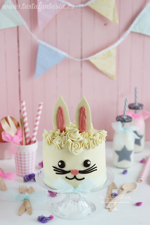 Tutorial tarta conejo de pascua