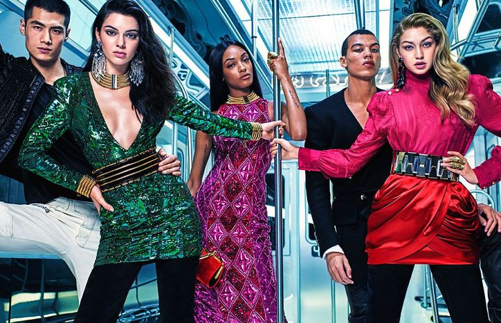 Balmain x H&M debuts New York - Fashion &