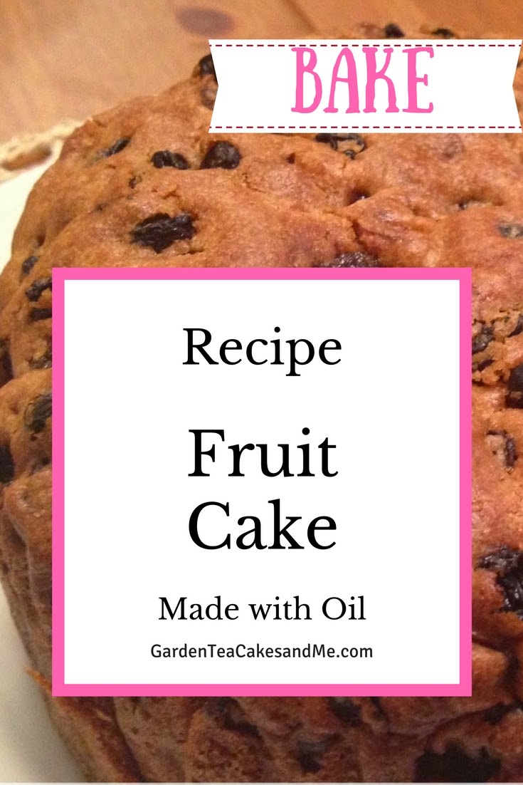 Fruit cake using oil instead of butter Other recipes you may like to try:-