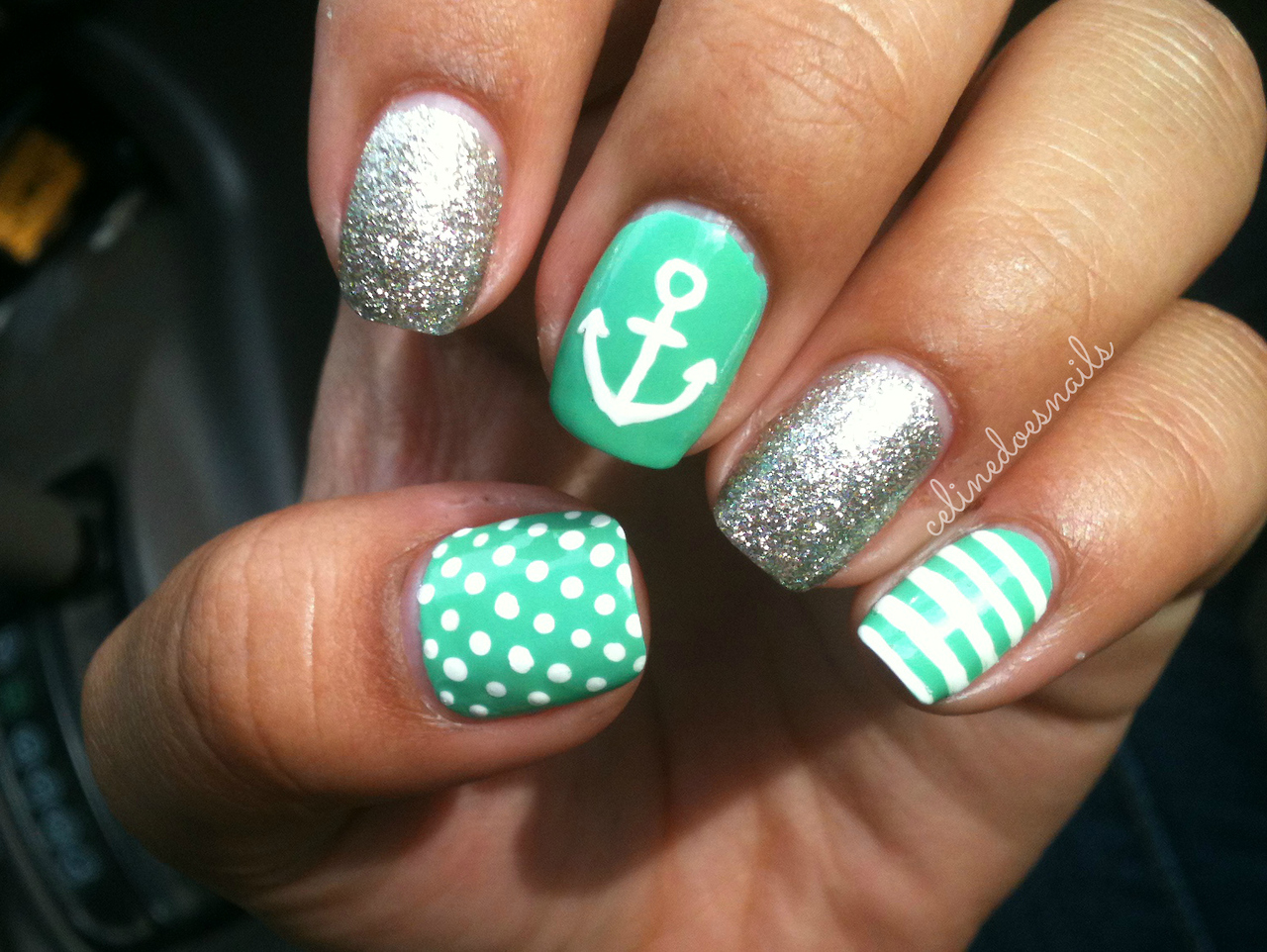 Nails By Celine: Anchor Tutorial