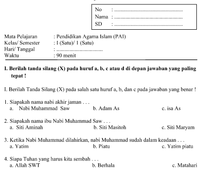 42+ Soal uas bahasa sunda kelas 1 semester 2 kurikulum 2013 revisi 2017 ideas in 2021 