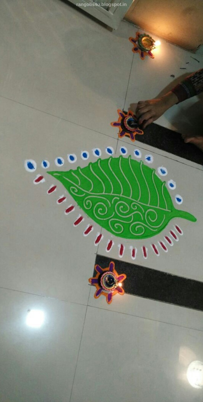 holi rangolis