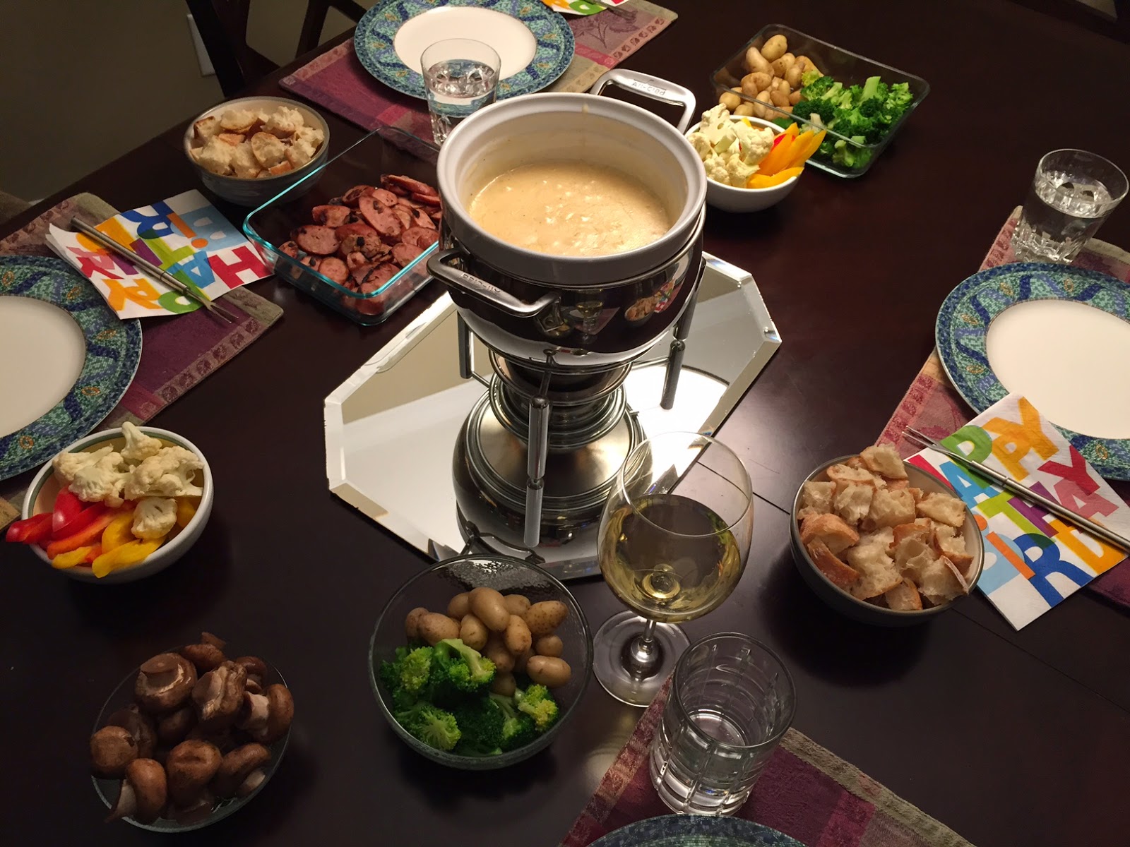 The Full Plate Blog Cheesy Family Night A simple fondue recipe that can be made ahead