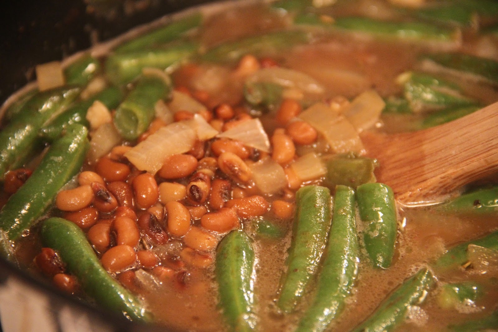 southern butter beans and okra