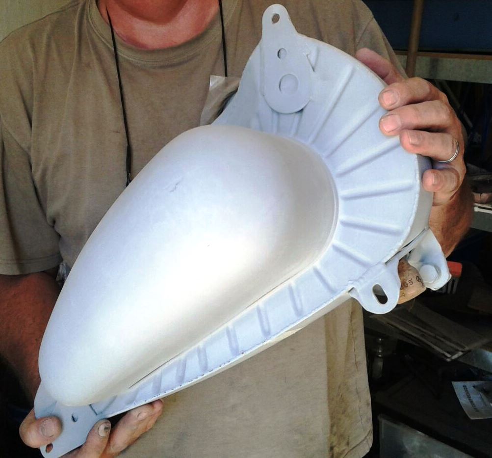 1941 Harley Davidson WL Restoration Fuel Tank Restoration (Part 3)