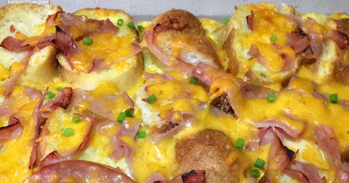 Hawaii Mom Blog Ham and Cheese Breakfast Bake