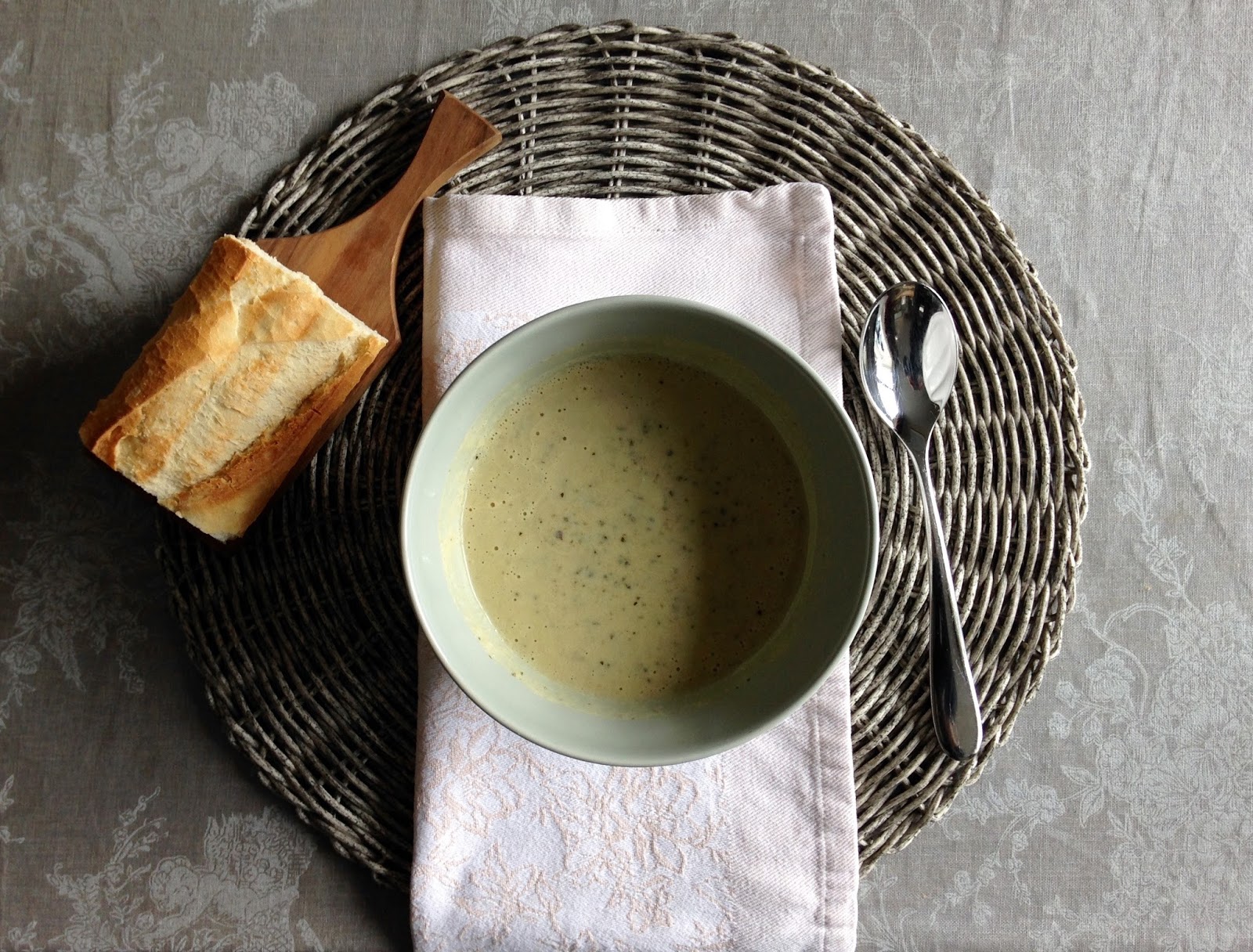 Courgette & Cream Cheese Soup Maison Jen