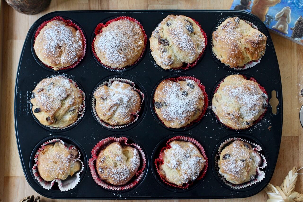 Christstollen-Muffins