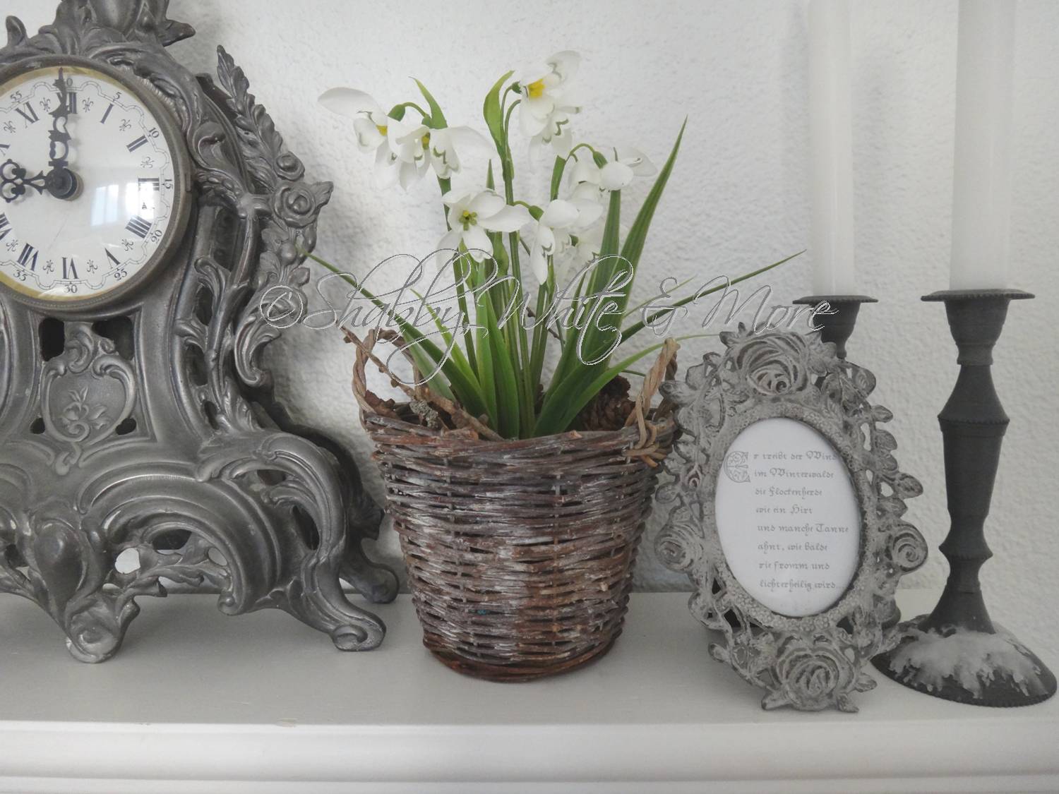 Shabby White And More Von Schneeglockchen Und Dem Fruhling