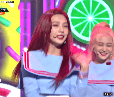 오늘자 뮤직뱅크 강렬한 빨간둥.gif | 인스티즈