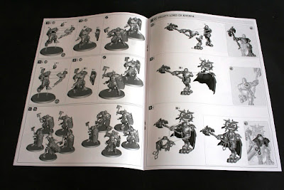 Manual de montaje de las figuras de la caja de Warhammer: Age of Sigmar.