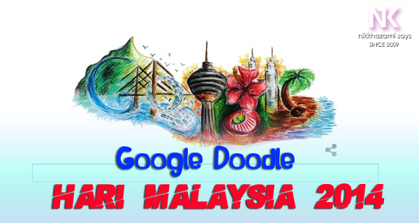 Google Doodle Hari Malaysia 2014 - NIKKHAZAMI.COM