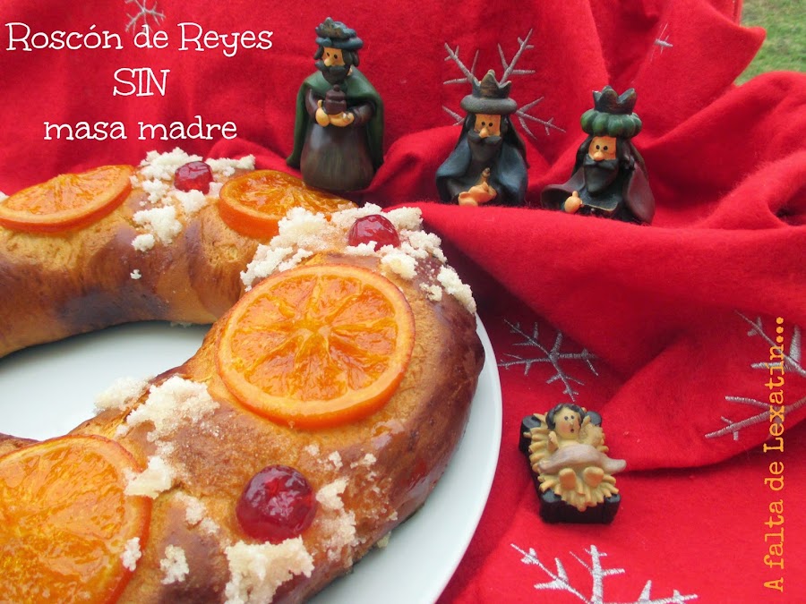 Roscón de Reyes sin masa madre