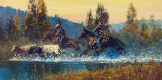 caballos-agua-paisajes