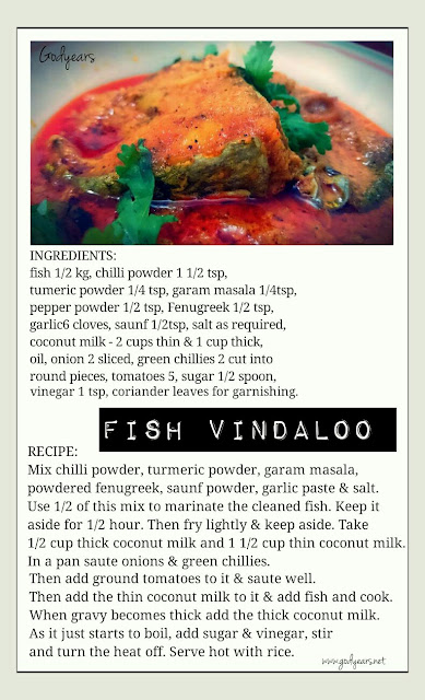 Fish Vindaloo recipe