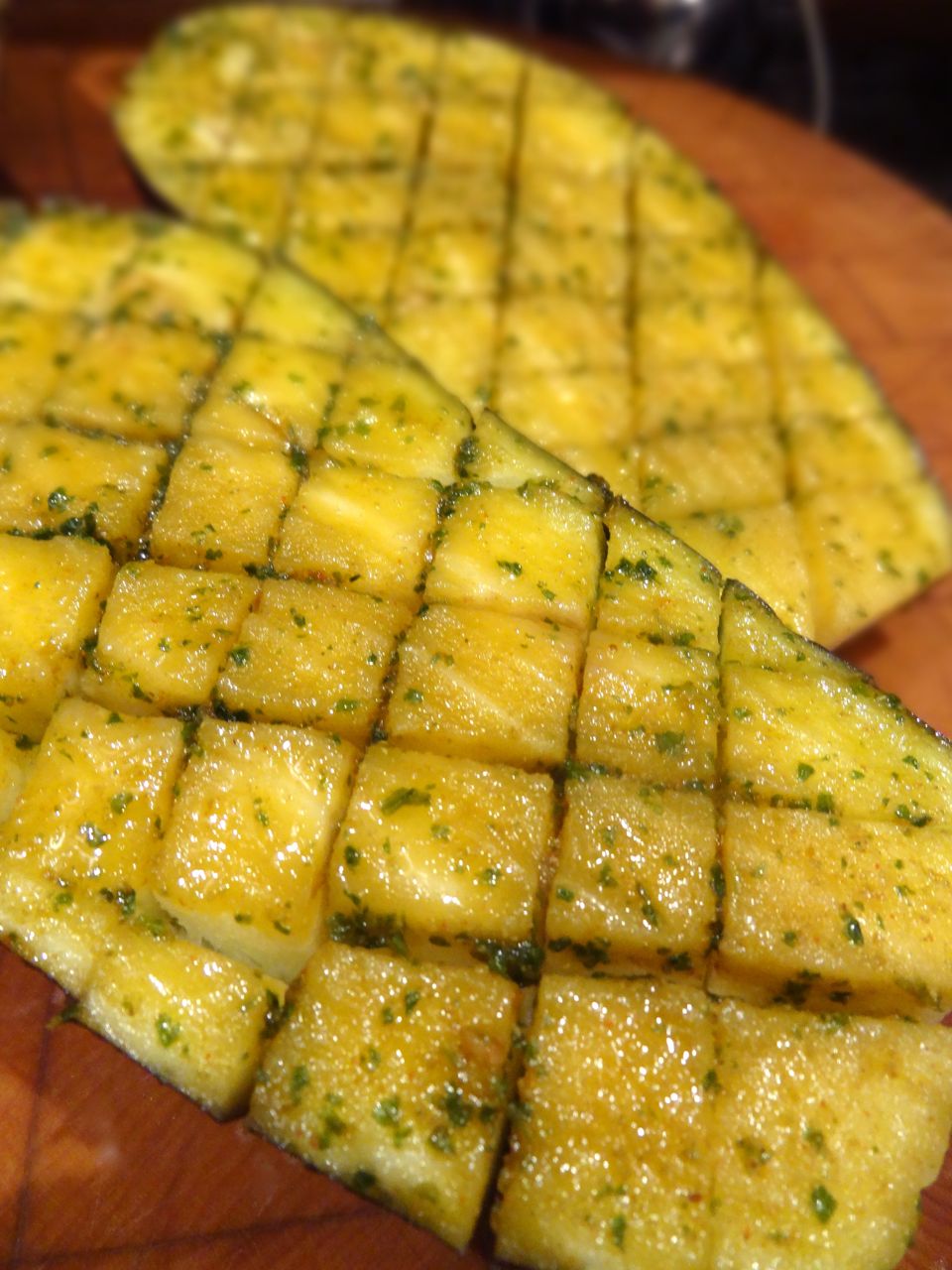 Scrumpdillyicious Baked Eggplant Chermoula with Grain Salad & Yoghurt